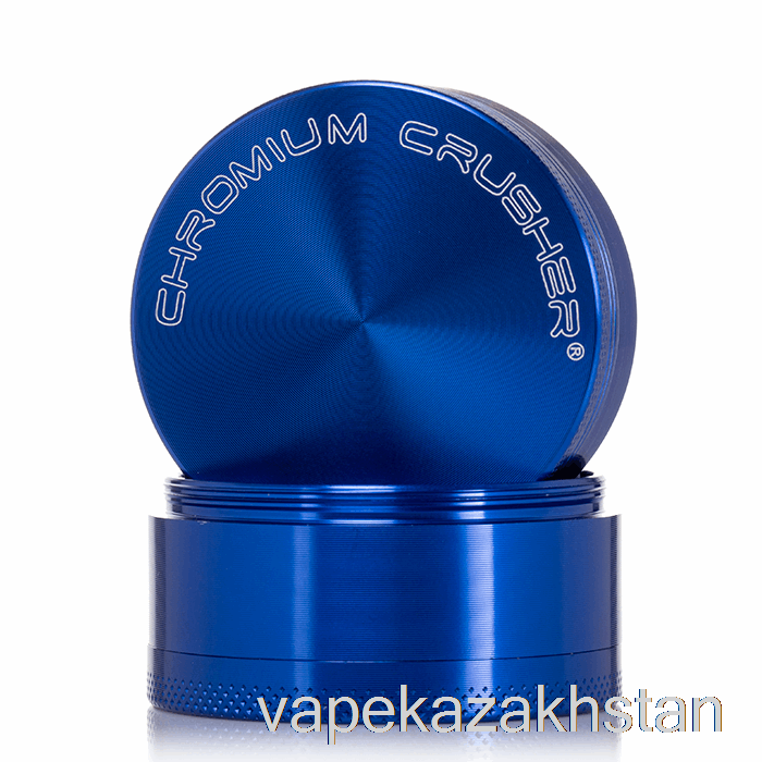 Vape Disposable Chromium Crusher 2.2inch 4-Piece Grinder Blue